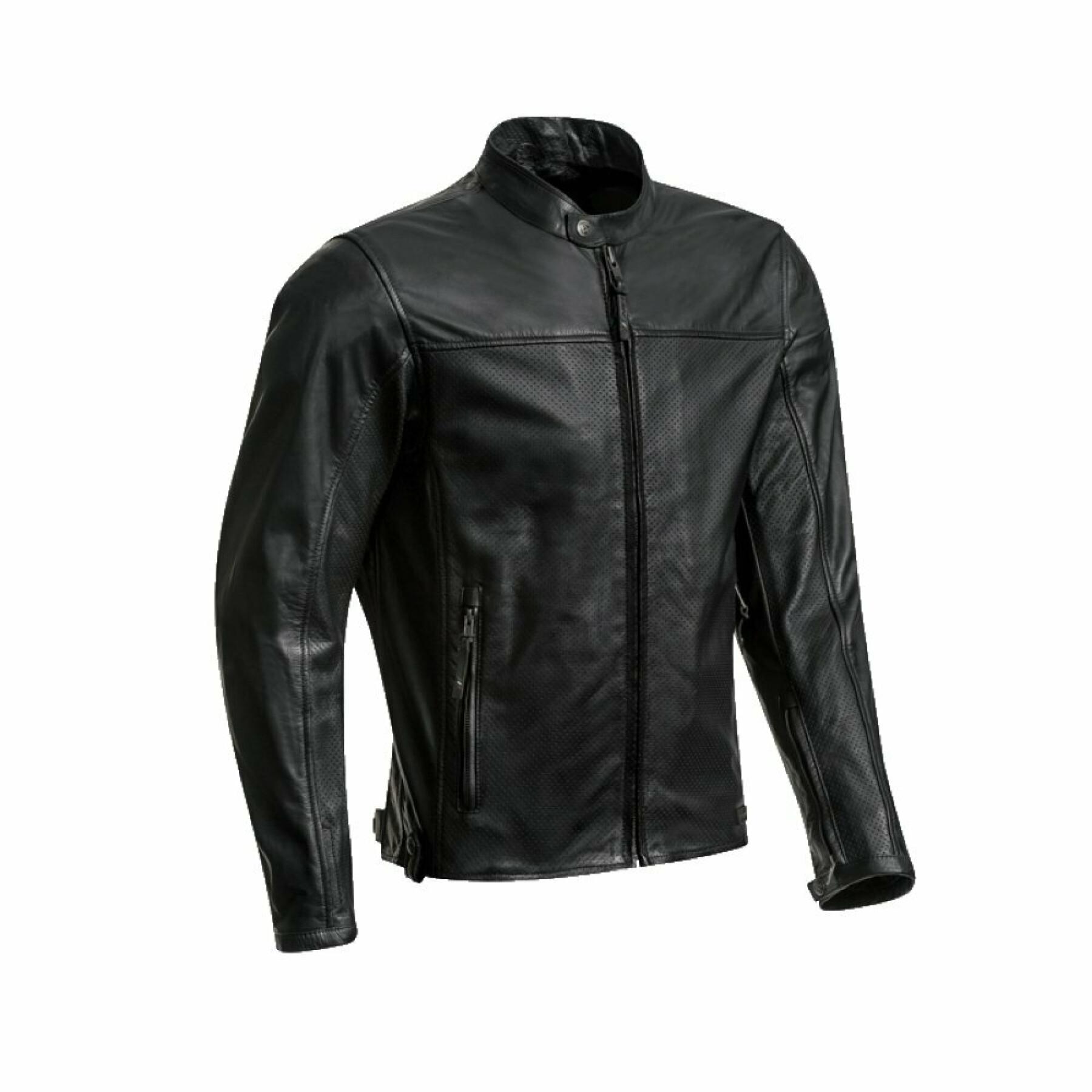 Leather motorcycle jacket Ixon crank air