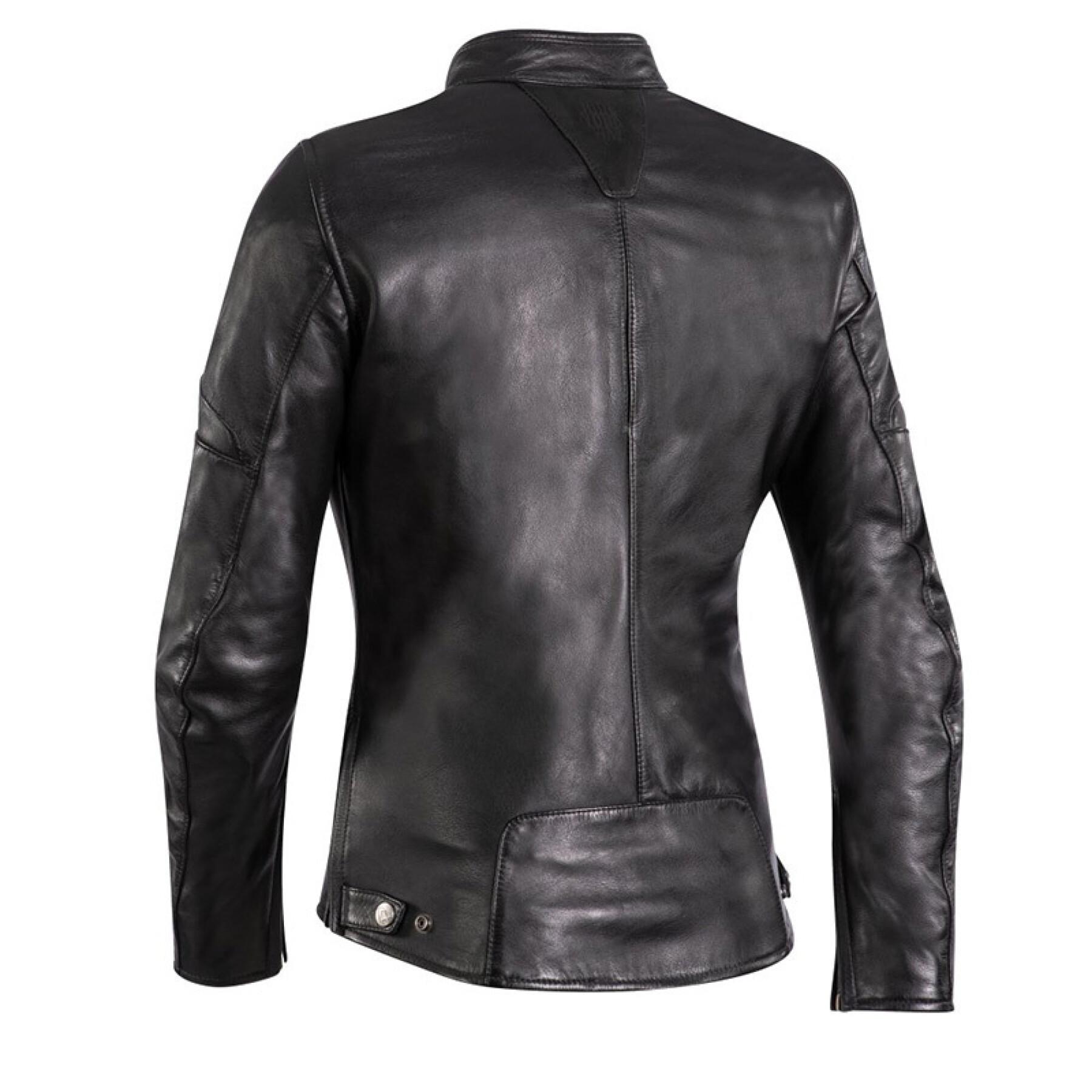 Leather jacket motorcycle woman Ixon cranky