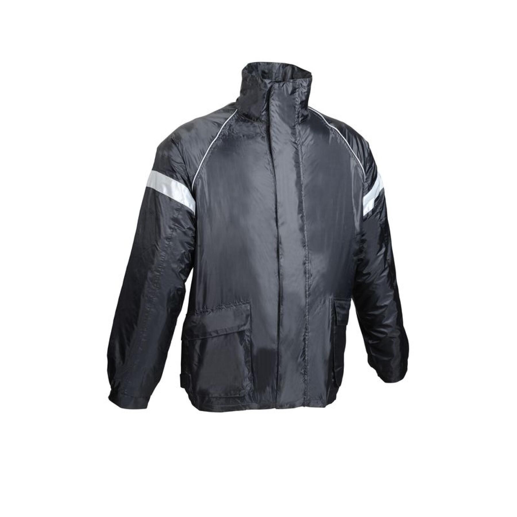 Rain jacket for men Motomod City-Argent