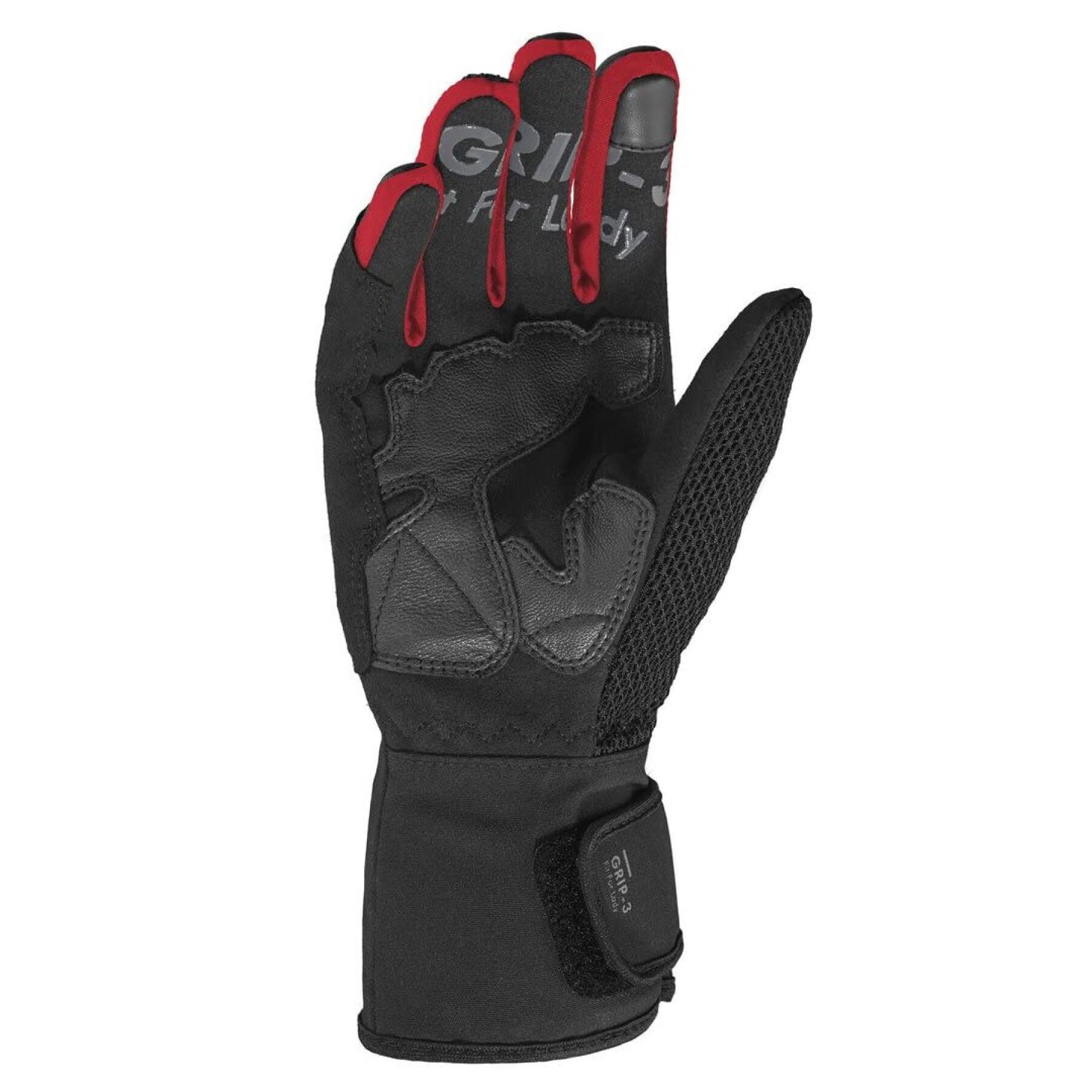 Women's winter motorcycle gloves Spidi grip 3 h2out