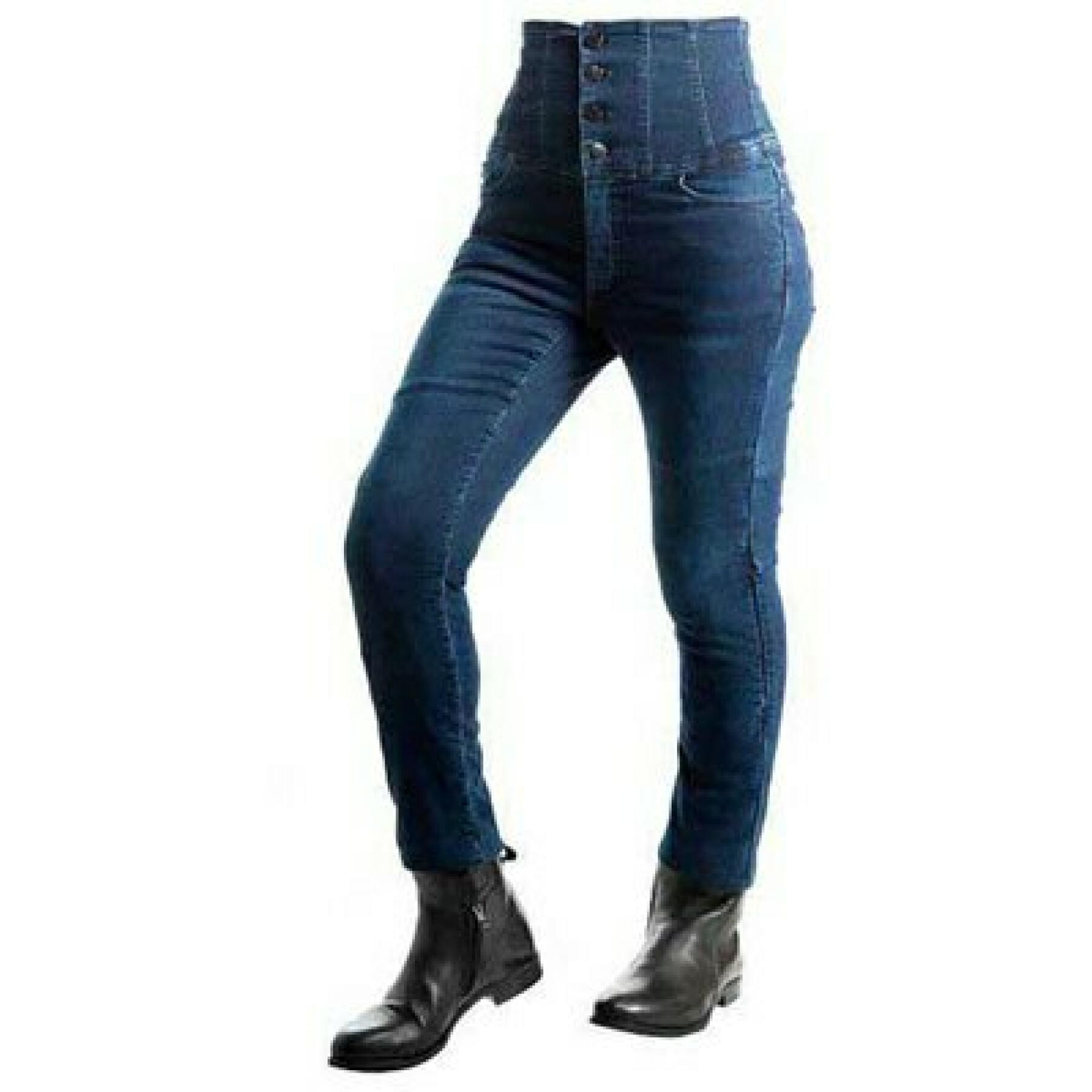 Motorcycle jeans woman Overlap Evy