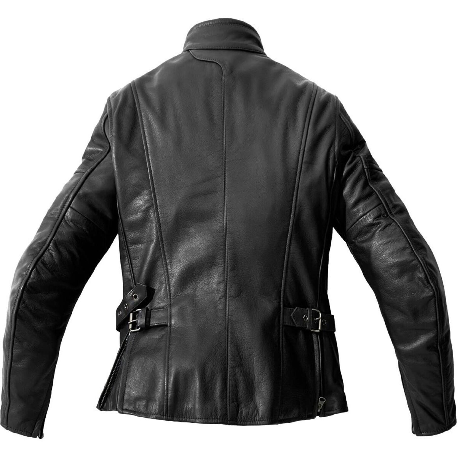 Leather motorcycle jacket woman Spidi Mack
