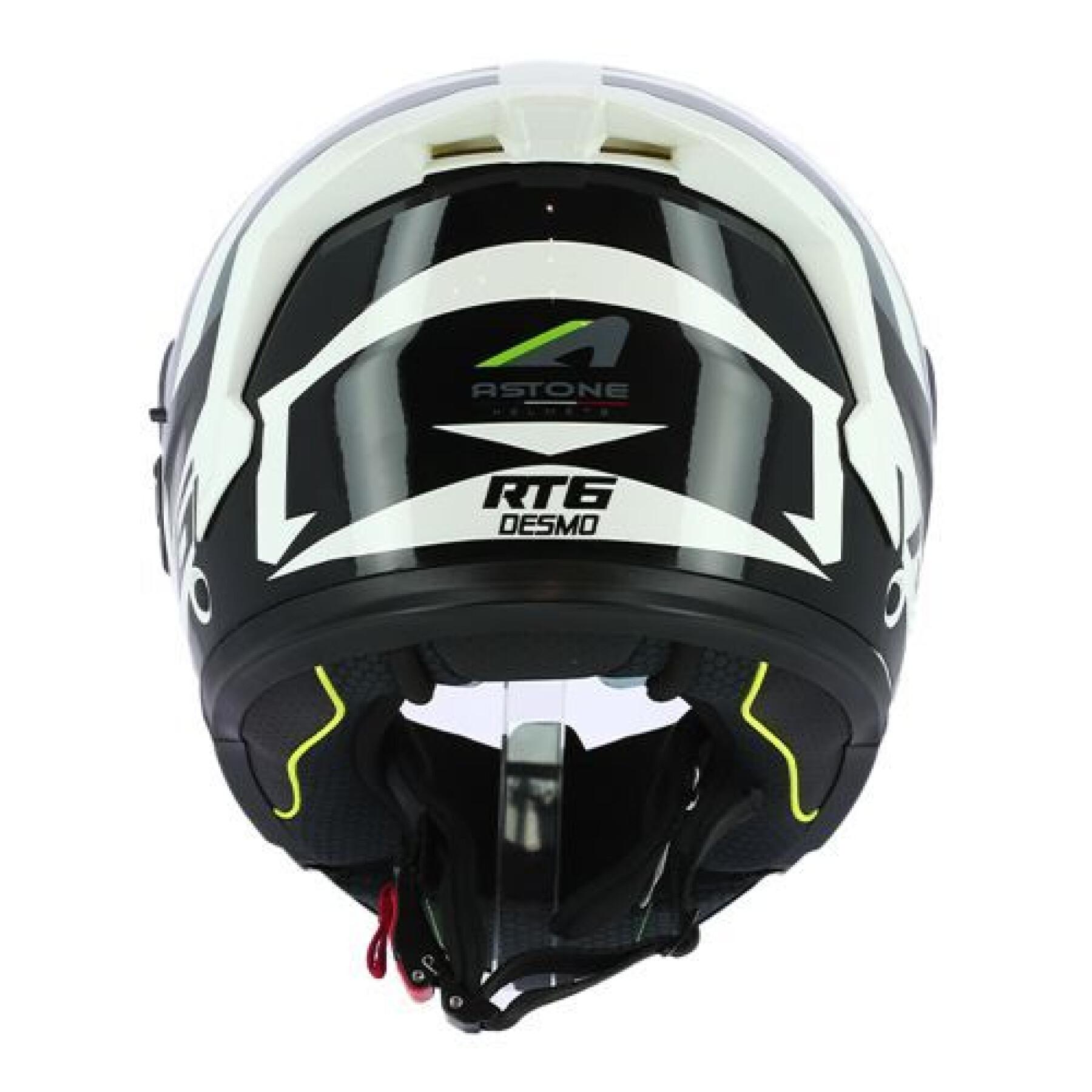 Modular motorcycle helmet Astone RT6 Graphic Desmo