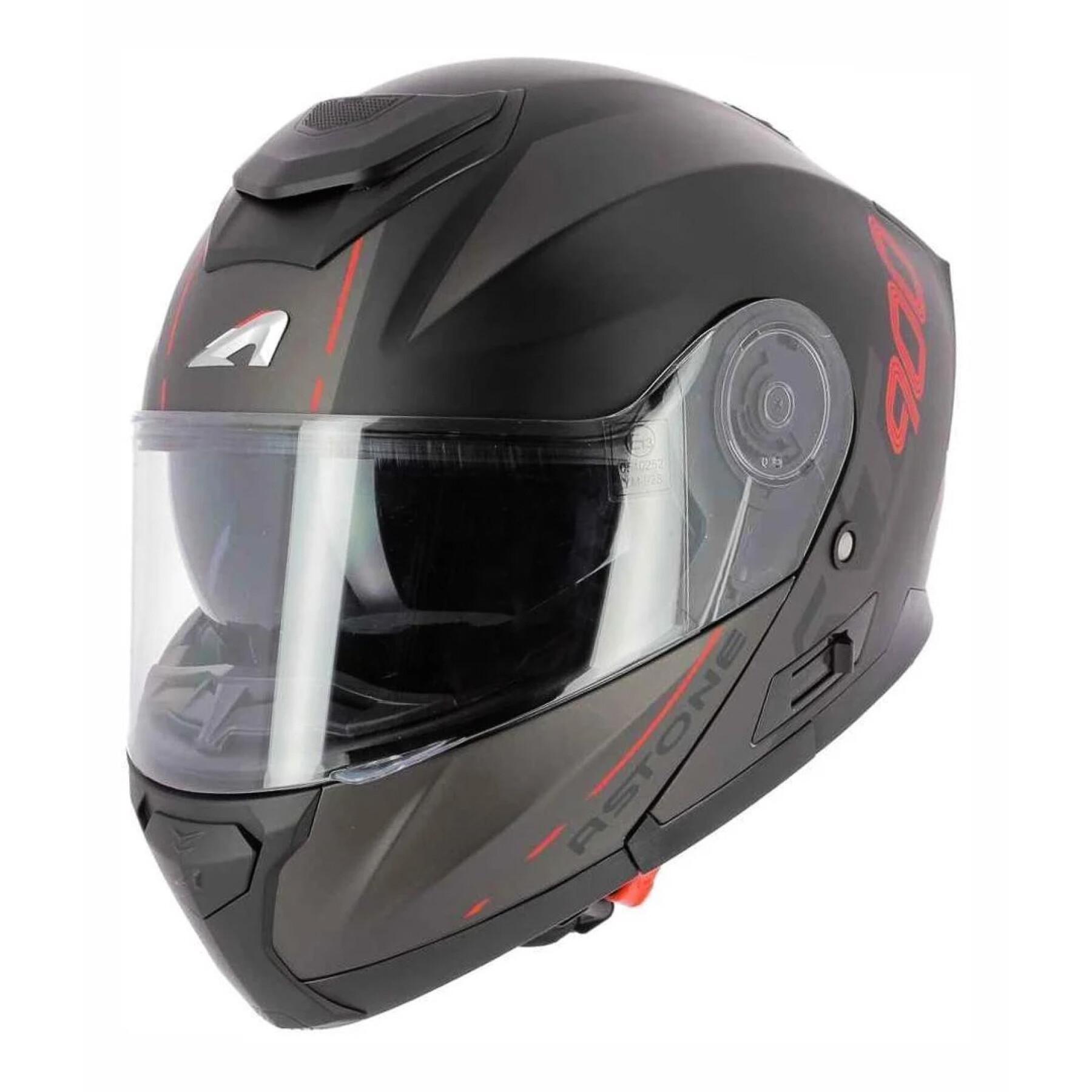 Modular motorcycle helmet Astone Rt900 Stripe