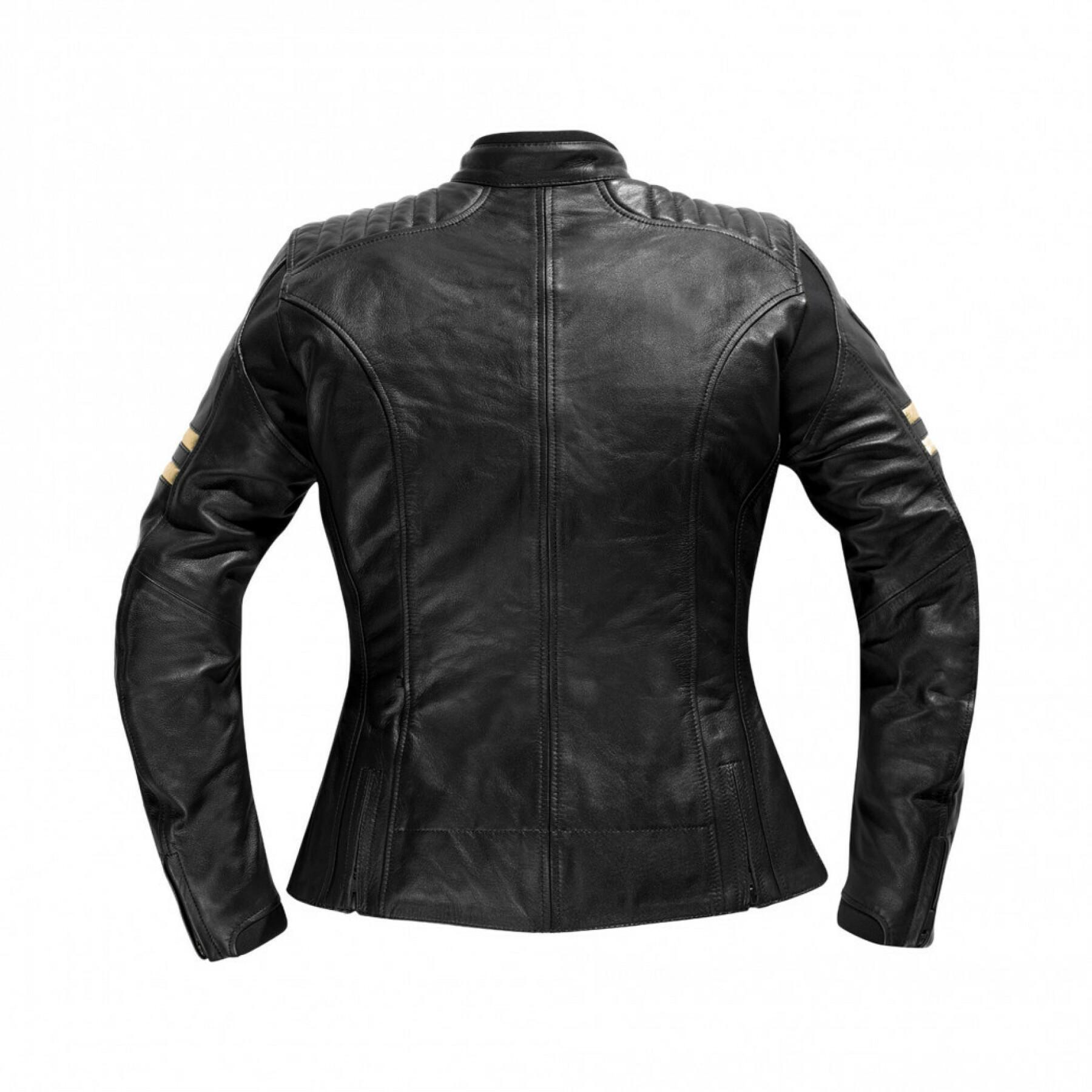Leather motorcycle jacket for women Difi She Devil