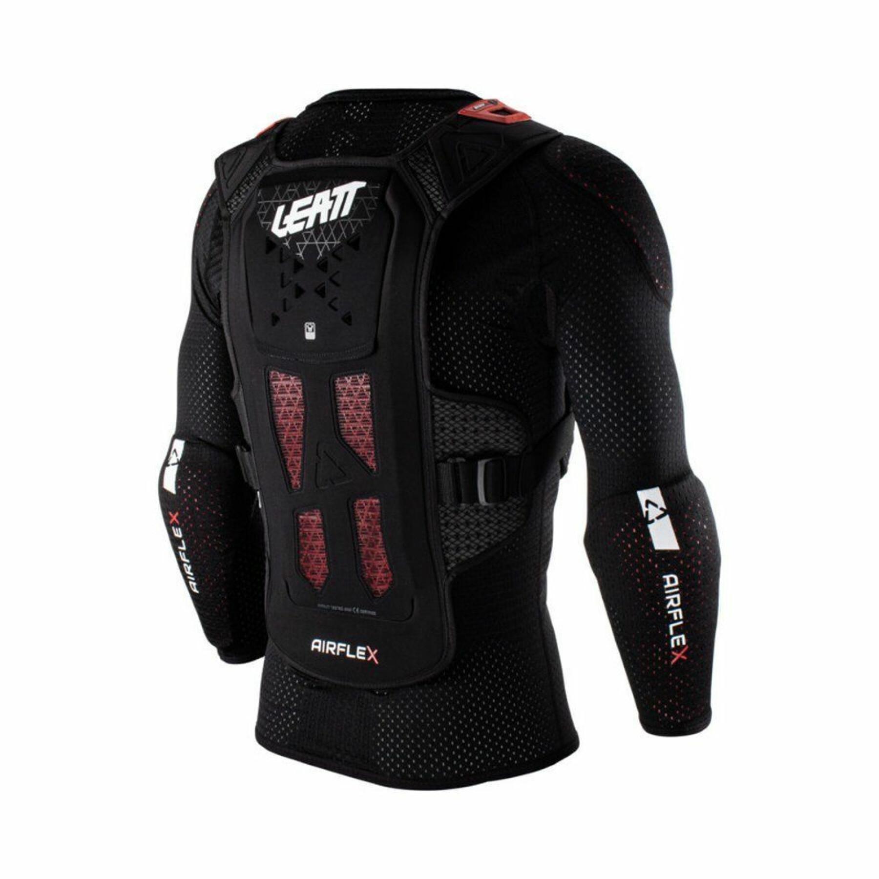 Motorcycle faceplate Leatt airflex body protector stealth