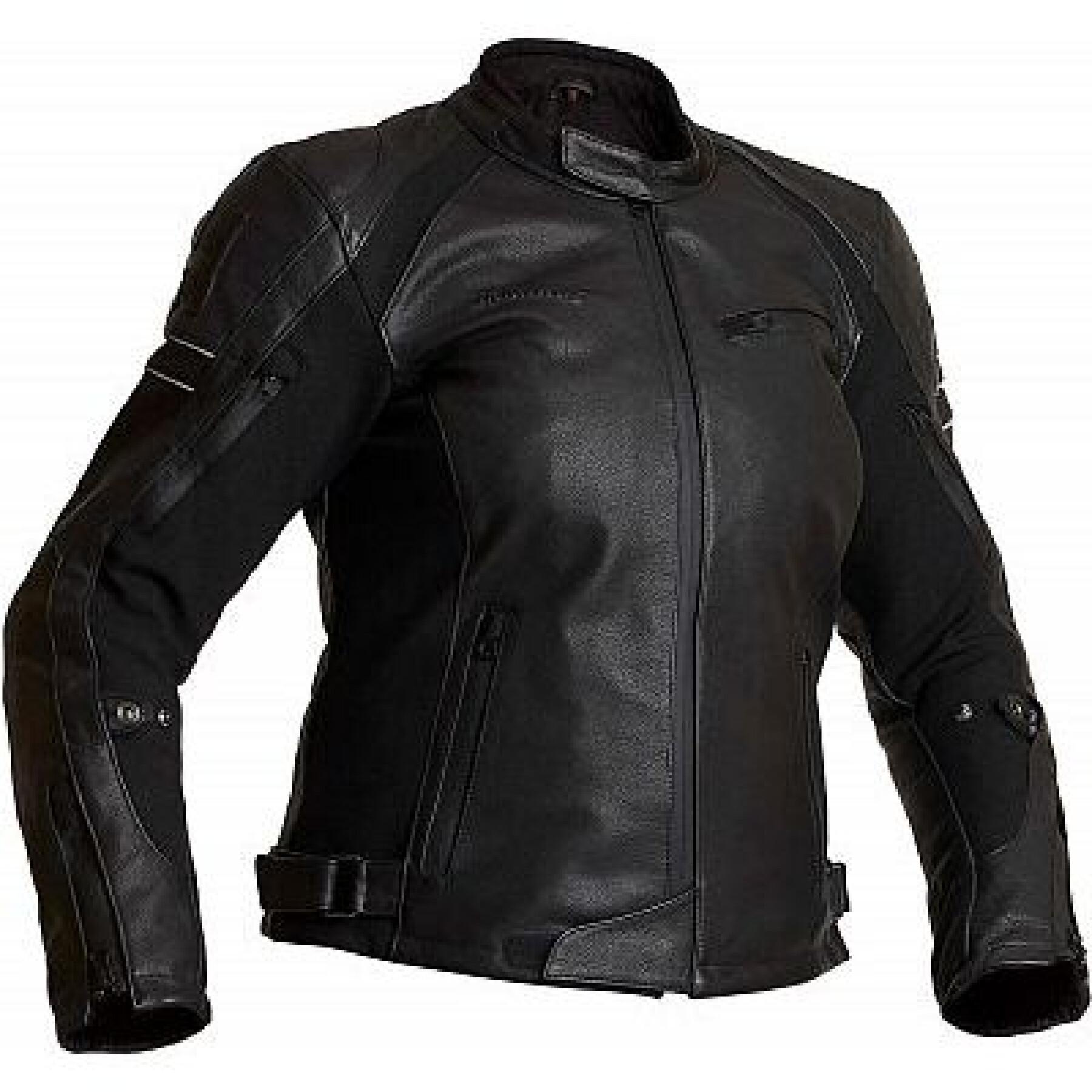Leather motorcycle jacket for women Halvarssons Risberg