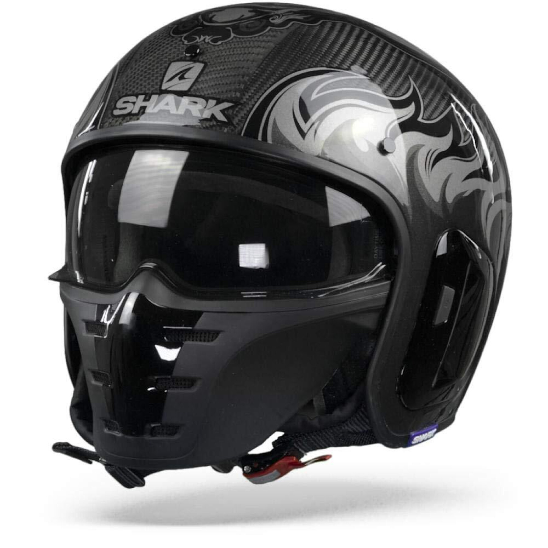Jet motorcycle helmet Shark s-drak 2 carbon dagon