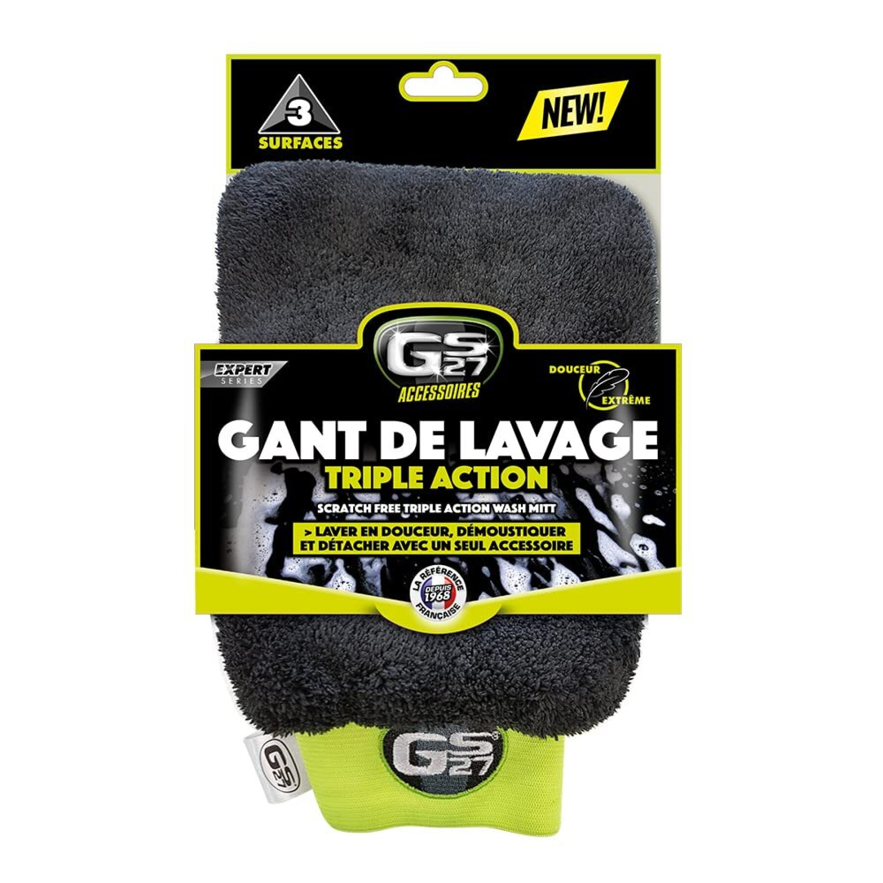 Triple action wash gloves GS27