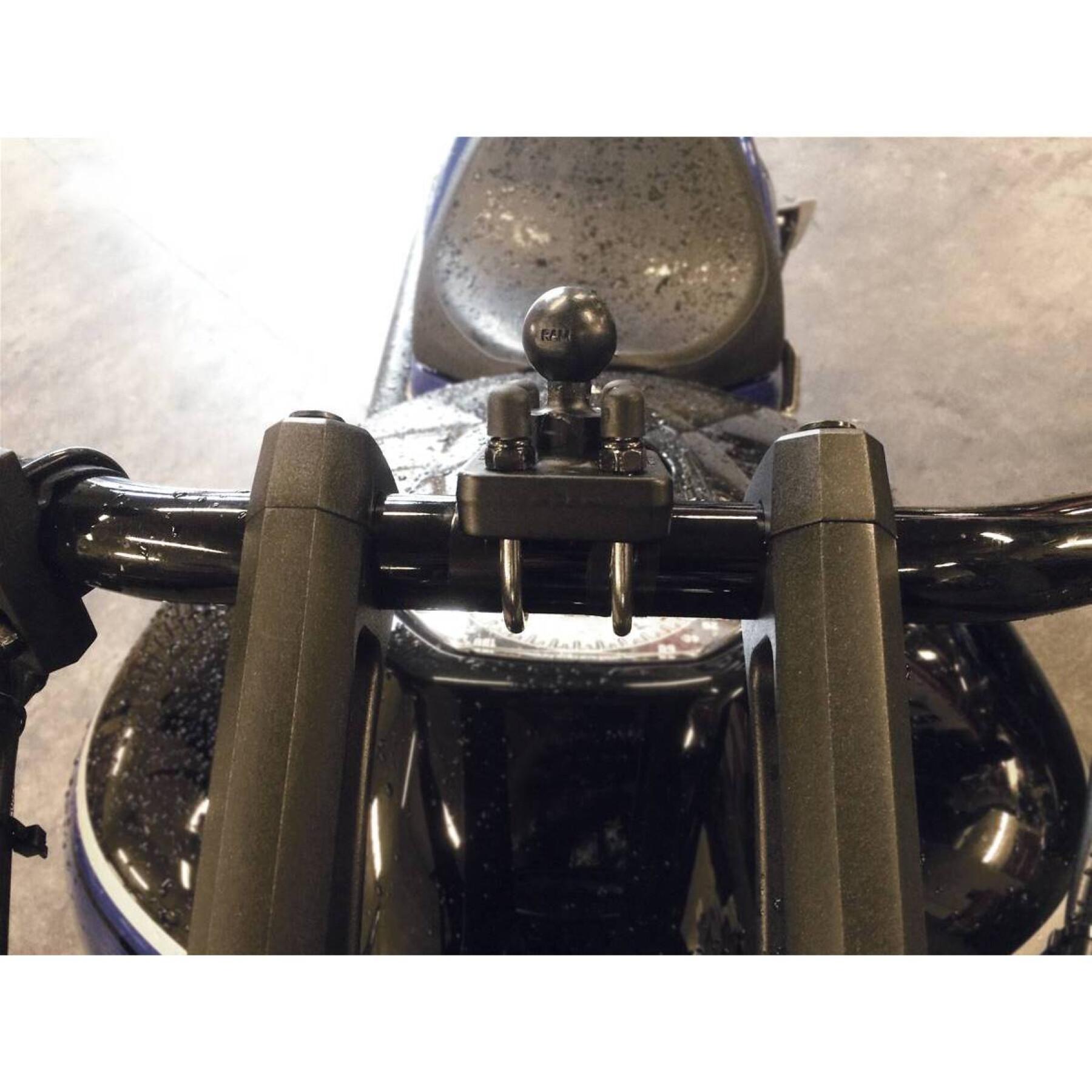 Motorcycle ball-tick double u-shaped collar for handlebars RAM Mounts Kingsize