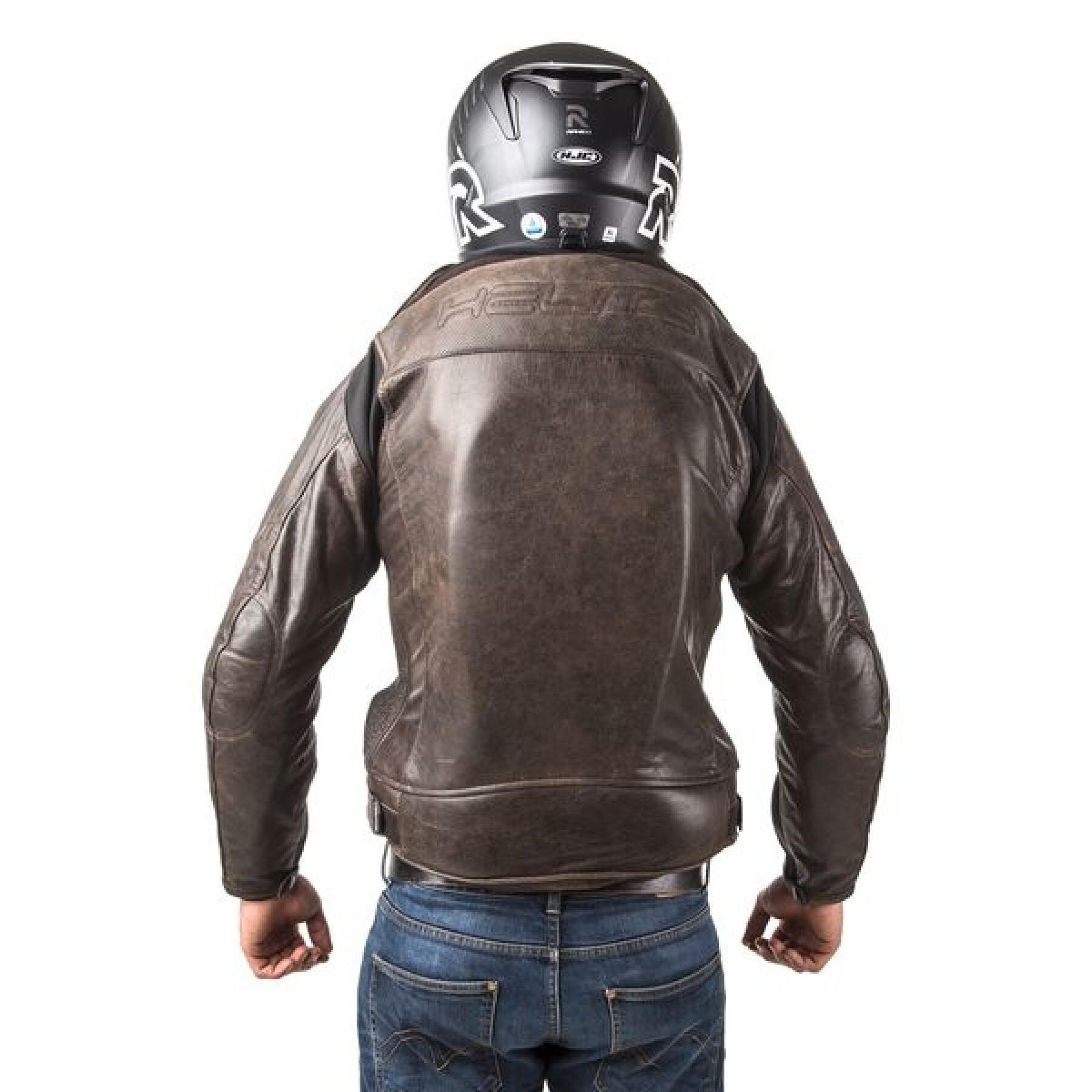 Motorcycle leather jacket airbag Helite ROADSTER 2