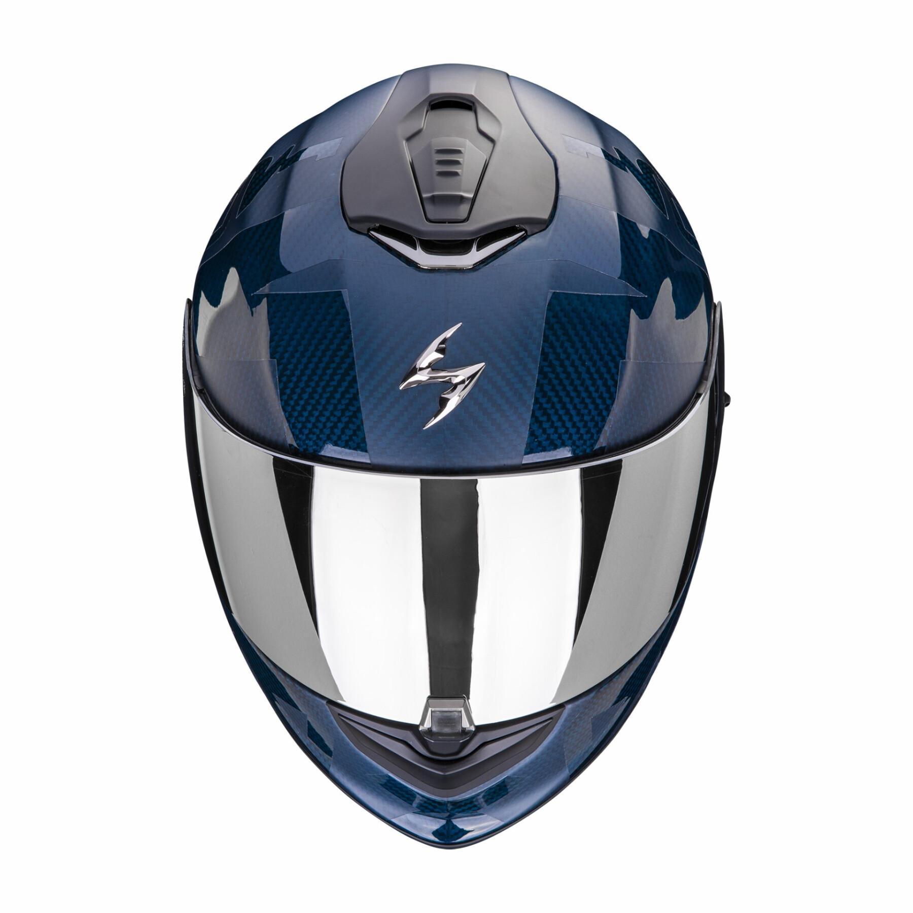 Full face motorcycle helmet Scorpion Exo-1400 Evo Carbon Air Cerebro ECE 22-06