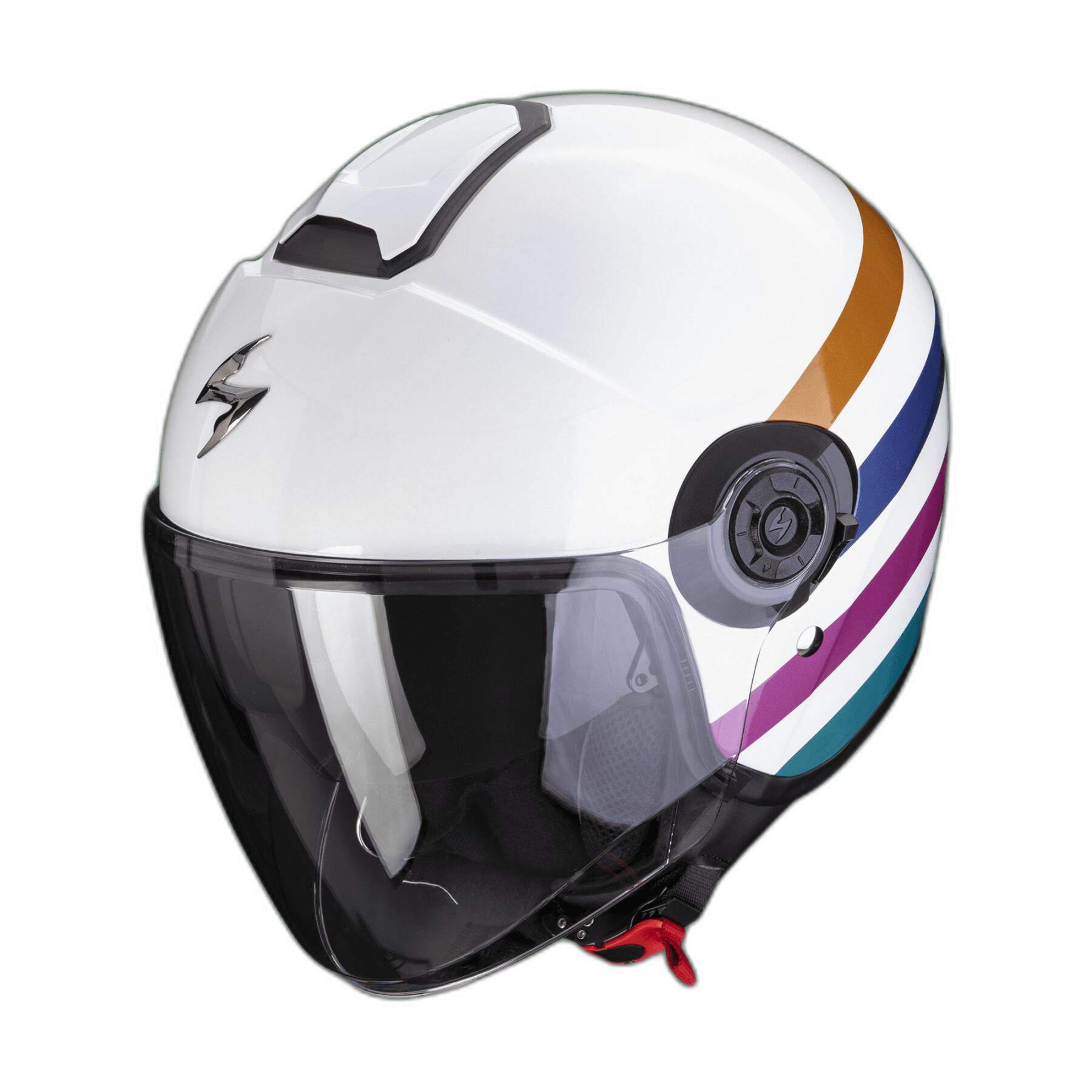 Motorcycle helmet jet Scorpion Exo-city II Bee ECE 22-06