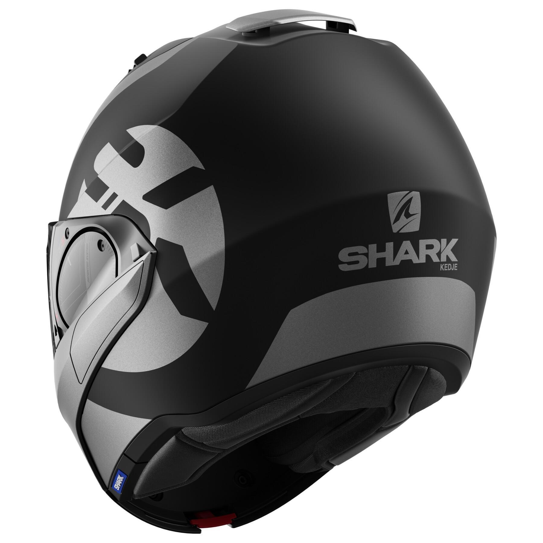 Modular motorcycle helmet Shark evo es kedje