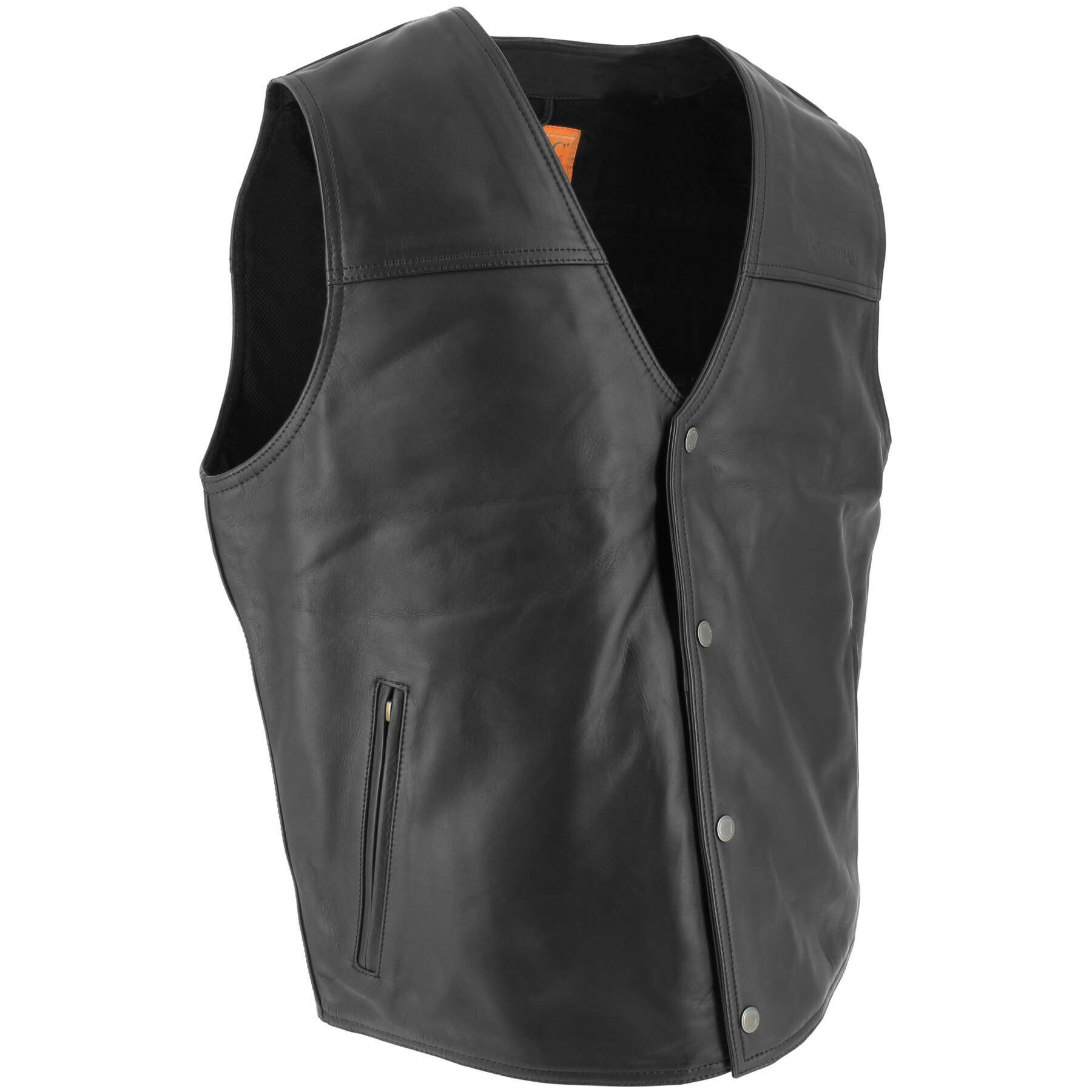 Leather vest Soubirac