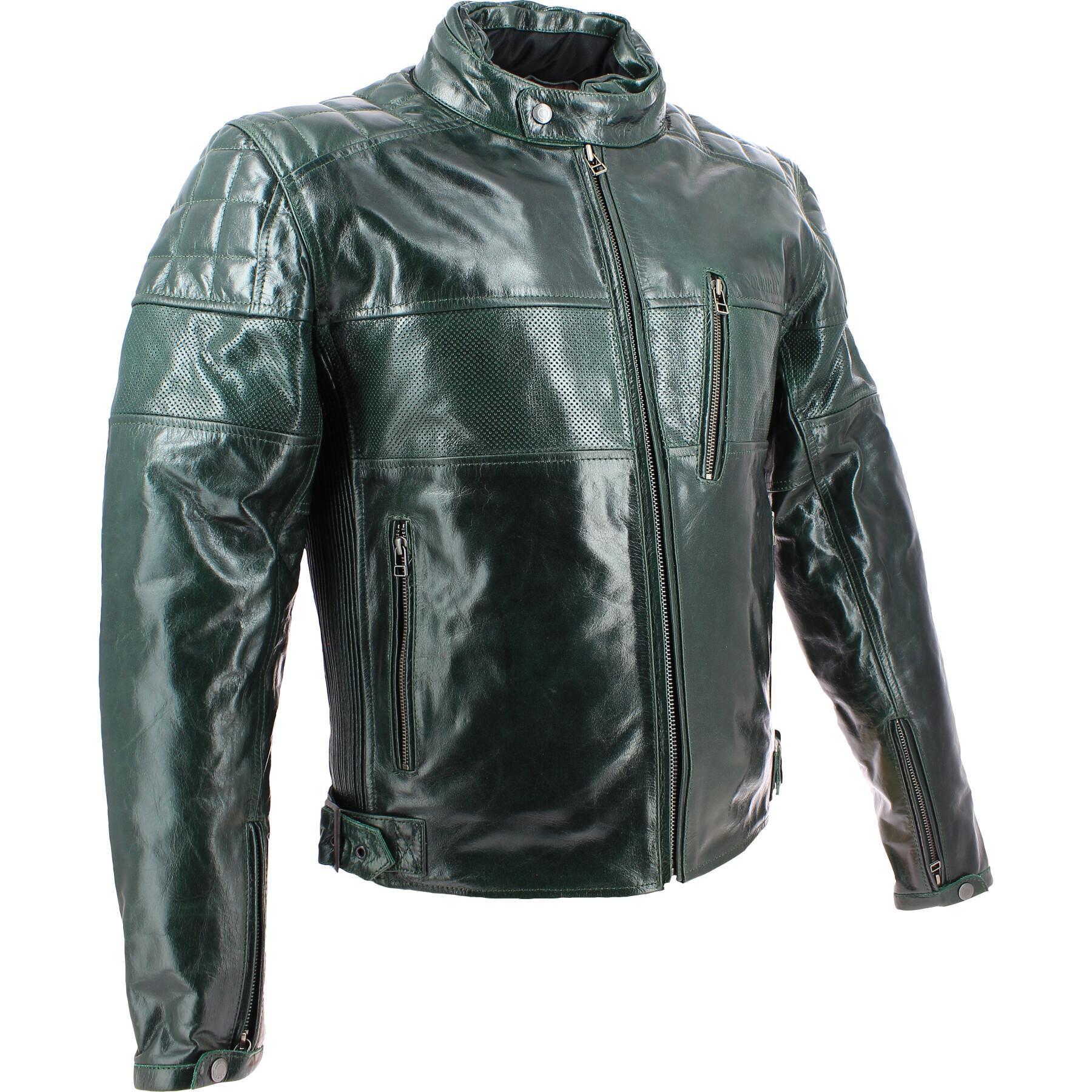 Motorcycle leather jacket Soubirac FRISCO Anglais