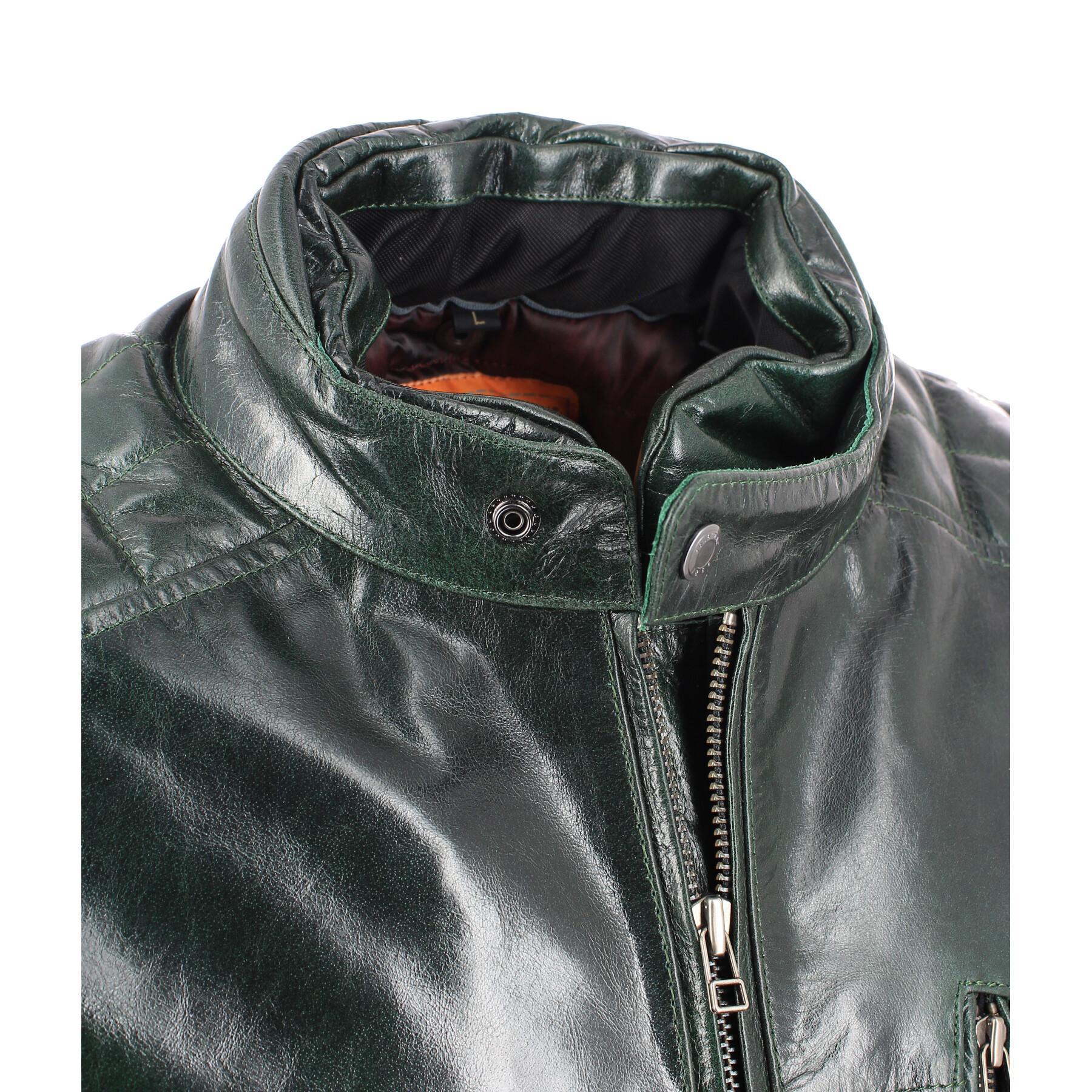 Motorcycle leather jacket Soubirac FRISCO Anglais