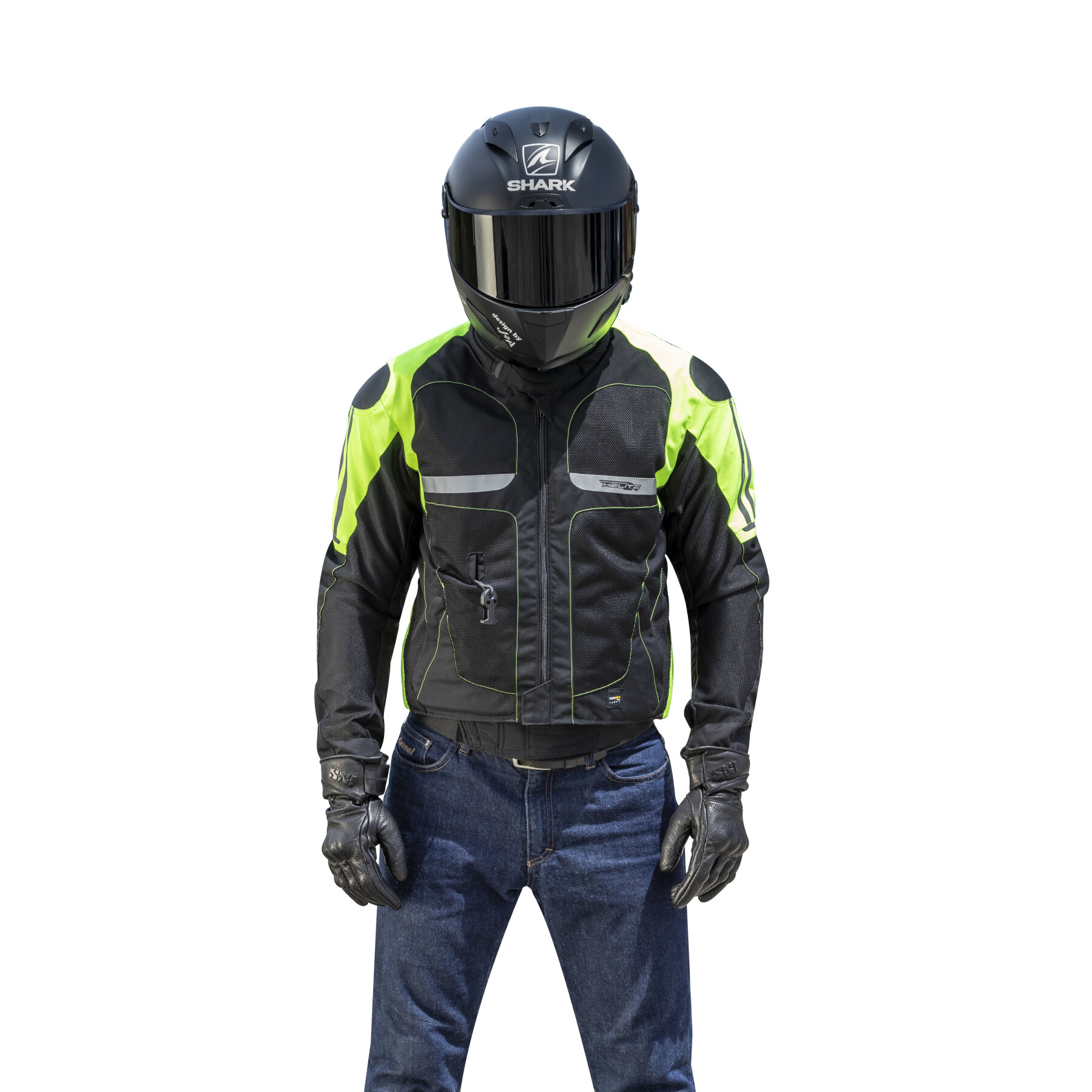 Motorcycle airbag jacket Helite vented