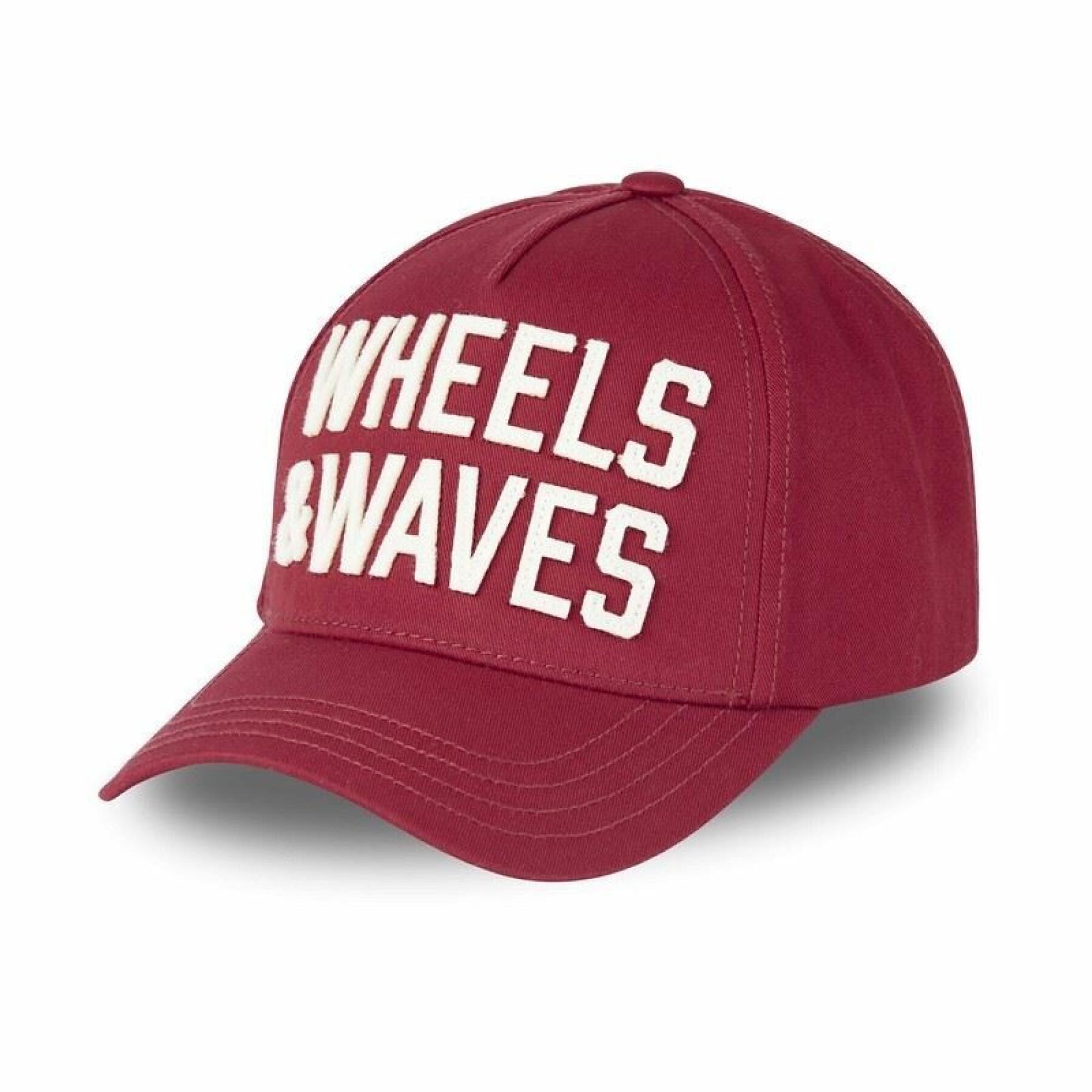 Pack of 6 caps Wheel and Waves W22B