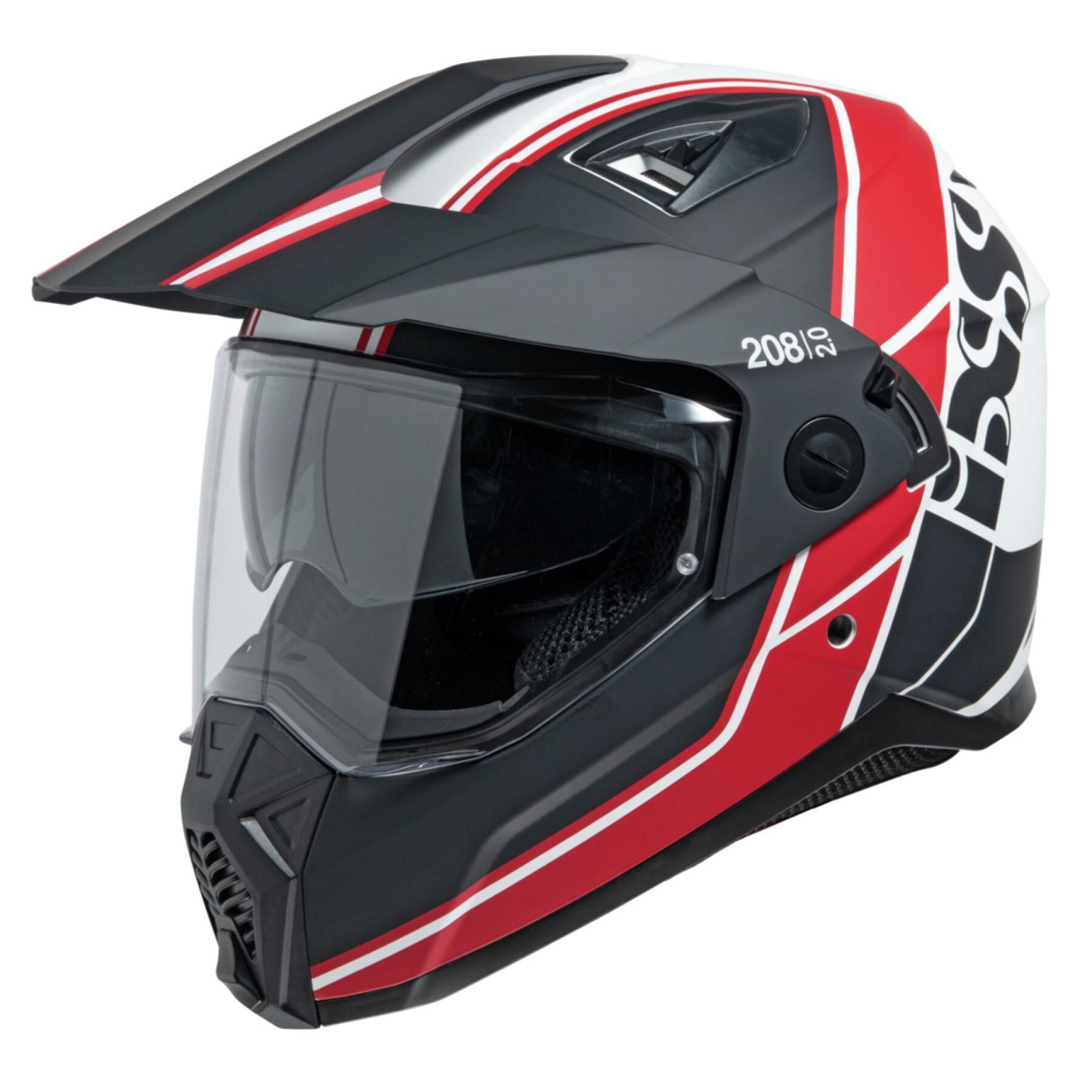 Modular motorcycle helmet IXS enduro 208 2.0