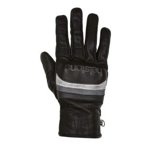 Winter leather motorcycle gloves Helstons bora