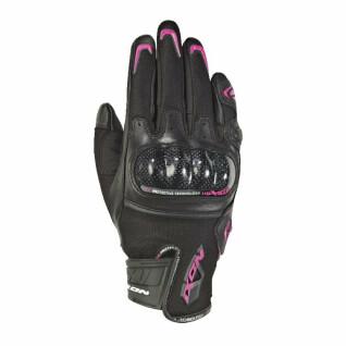 Motorcycle gloves summer leather woman Ixon rs rise air
