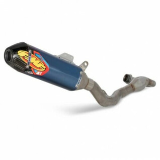 motorcycle exhaust FMF kaw kx250f'17-20 ano factory 4.1 rct w/r.carbon cap complete exhaust system w/ti megabomb header