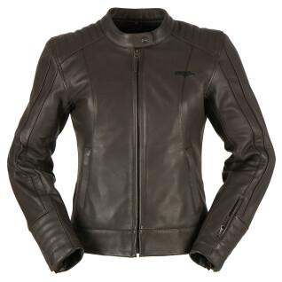 Leather jacket motorcycle woman Furygan Shana