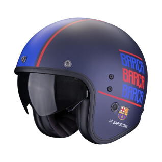 Jet motorcycle helmet Scorpion Belfast Evo Fc Barcelona