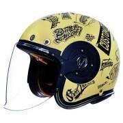 Jet motorcycle helmet SMK retro tracker