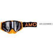 Motorcycle cross goggles with silver mirror lens Amoq Aster