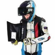 Airbag vest motorcycle elastic track leather Helite GP-AIR GT