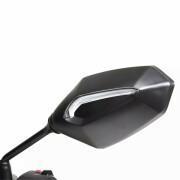 Approved motorcycle mirror with integrated right vision indicators Chaft
