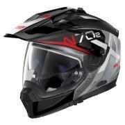 Motorcycle crossover helmet n70-2 x Nolan Bungee N-Com Scratched