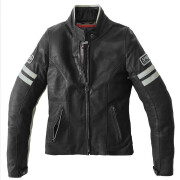 Vintage leather motorcycle jacket woman Spidi