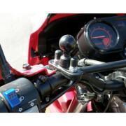 Motorcycle smartphone holder base u-shaped fixing on ball tubes b RAM Mounts